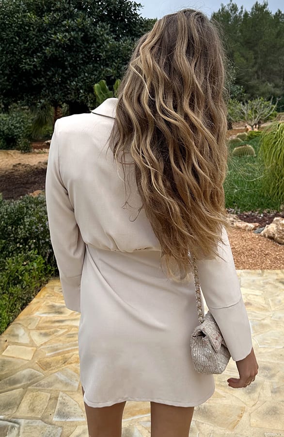 Tailored Blazer Dress Beige – alle jurkjes — foto 5