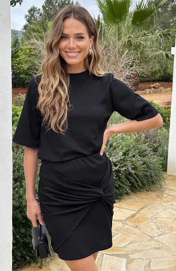 Twisted Skirt Black – kleding — foto 2