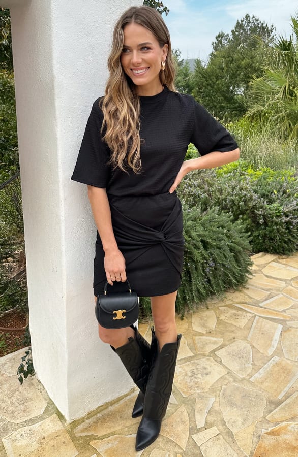 Twisted Skirt Black – kleding — foto 5