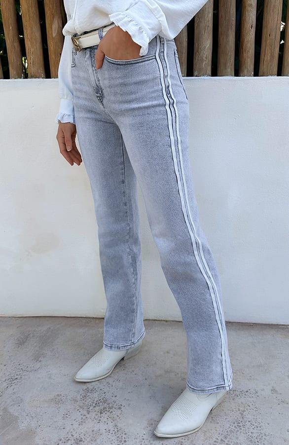Wide Leg Jeans Dez Bies – flared broeken — foto 3