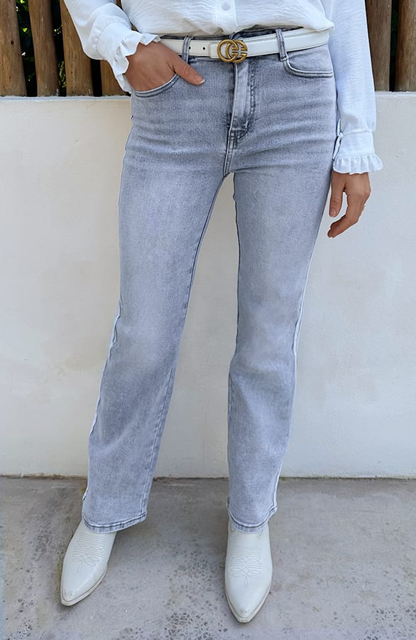 Wide Leg Jeans Dez Bies – flared broeken — foto 4