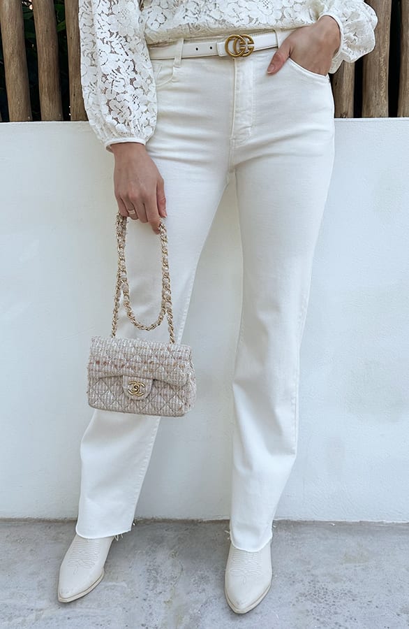 Wide Leg Jeans Dez Offwhite