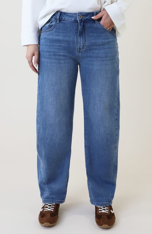 Stretch Barrel Jeans Blue — foto 9