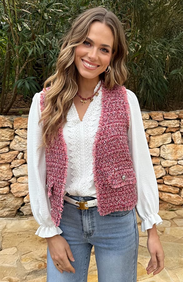 Boho Blouse Kant Bibi Ecru – kleding — foto 11