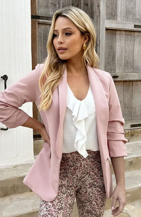 Dames Blazer Nore Lichtroze 2.0 – blazers — foto 5