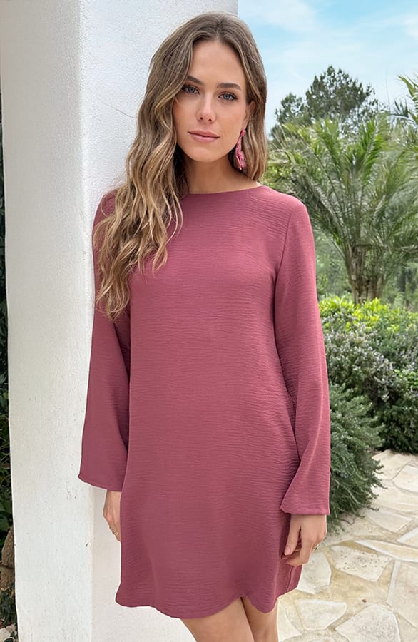 Dress Open Back Dust Roze – alle jurkjes — foto 5