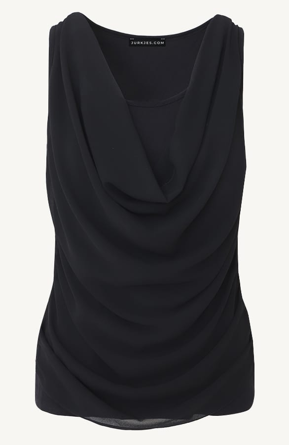 Halter Top Waterfall Zwart – shirts & tops — foto 8