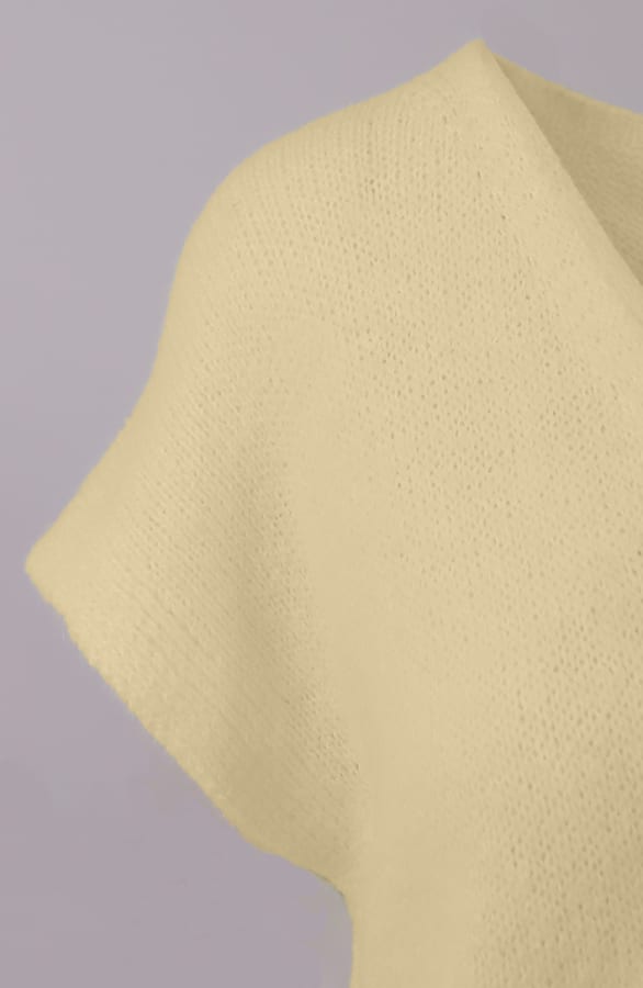 Knitted Button Cardigan Butter Yellow – vesten — foto 4