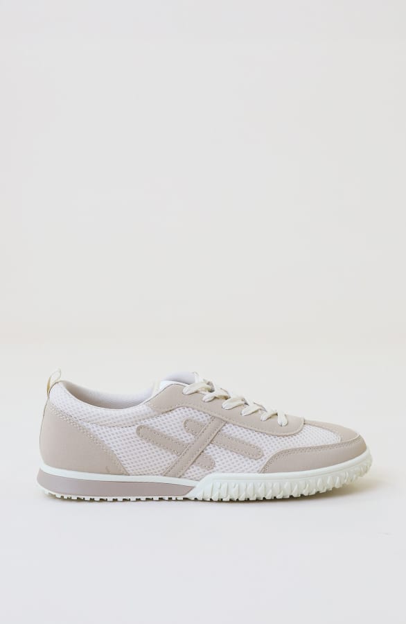 Mesh Sneakers Beige – schoenen — foto 3