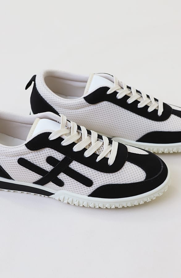Mesh Sneakers Zwart – schoenen — foto 3