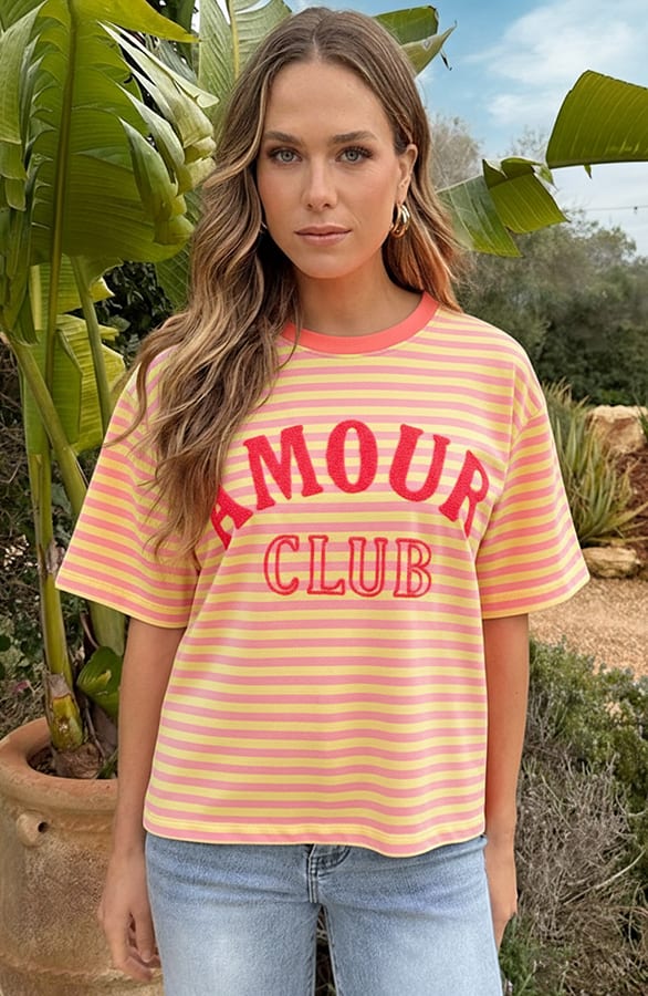 Amour Club Oversized Shirt Butter Yellow – shirts & tops — foto 4