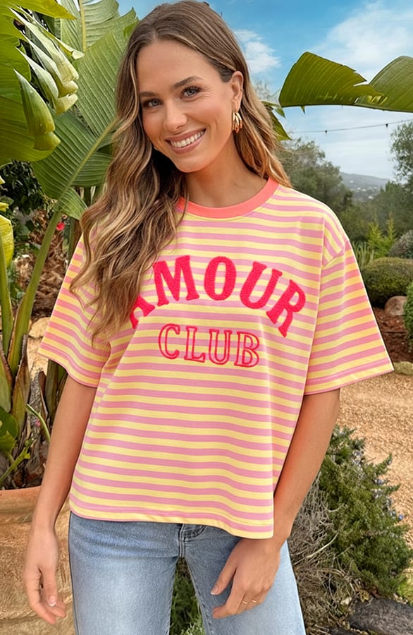 Amour Club Oversized Shirt Butter Yellow – shirts & tops