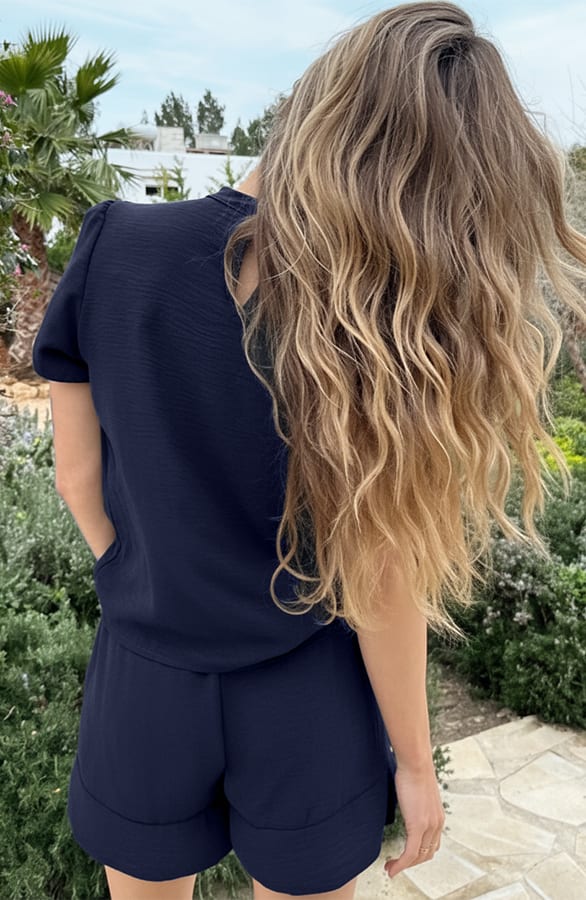 Ruffle Skort Navy – shorts — foto 3
