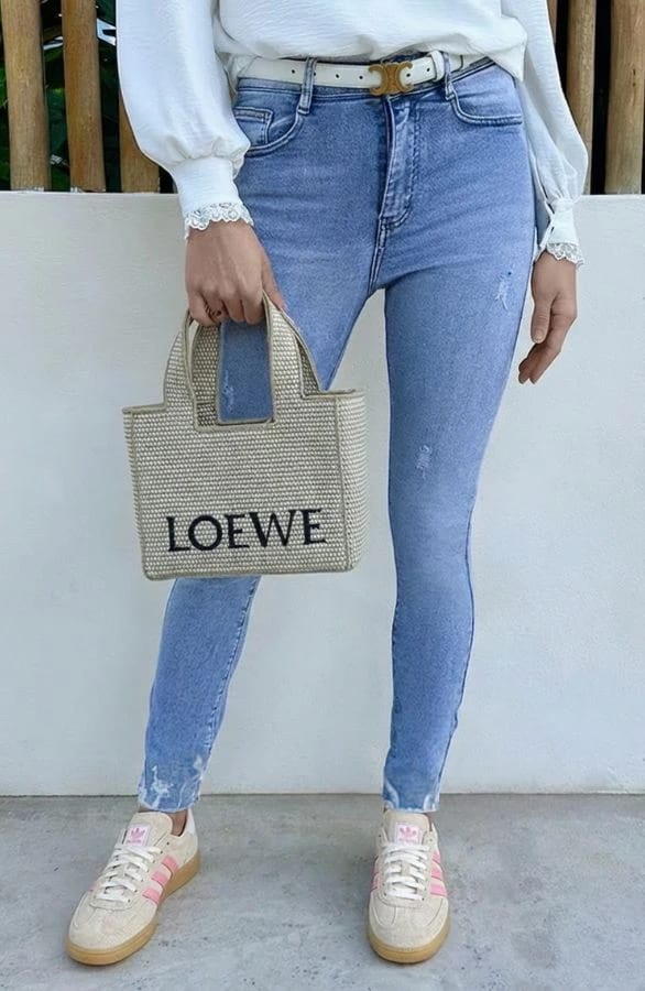 Stretch Skinny Jeans Dez Damaged