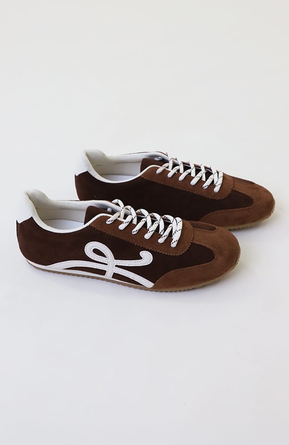 Suede Runners Sneaker Choco