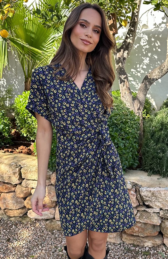 Wrap Jurk Fenna Print Wild Flower – alle jurkjes — foto 4