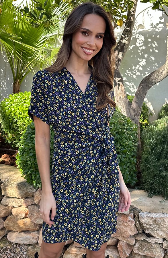 Wrap Jurk Fenna Print Wild Flower – alle jurkjes — foto 7