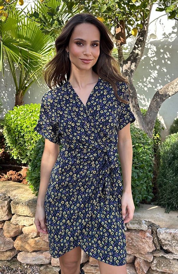 Wrap Jurk Fenna Print Wild Flower – alle jurkjes — foto 6