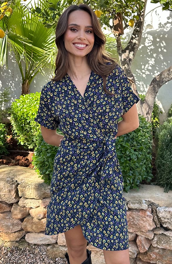 Wrap Jurk Fenna Print Wild Flower – alle jurkjes