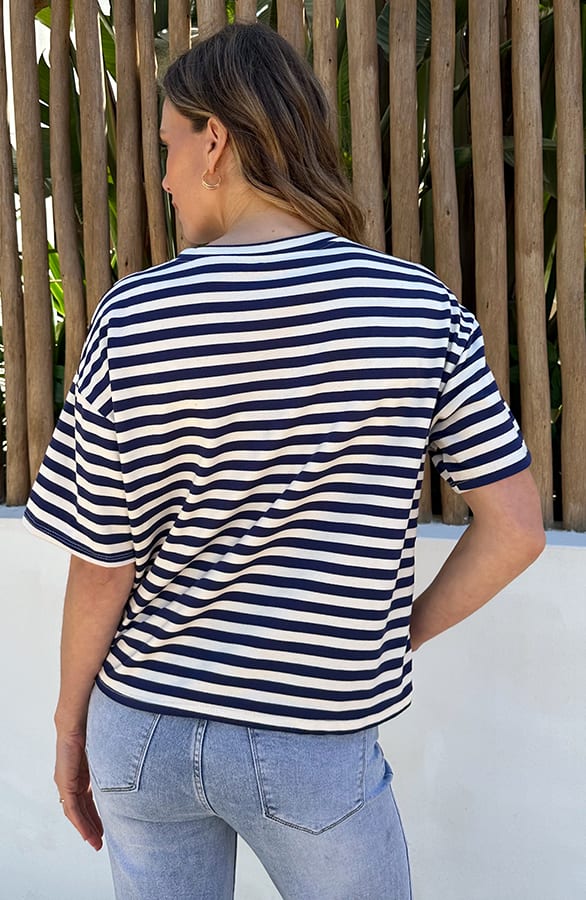 Amour Club Oversized Shirt Blue – shirts & tops — foto 3