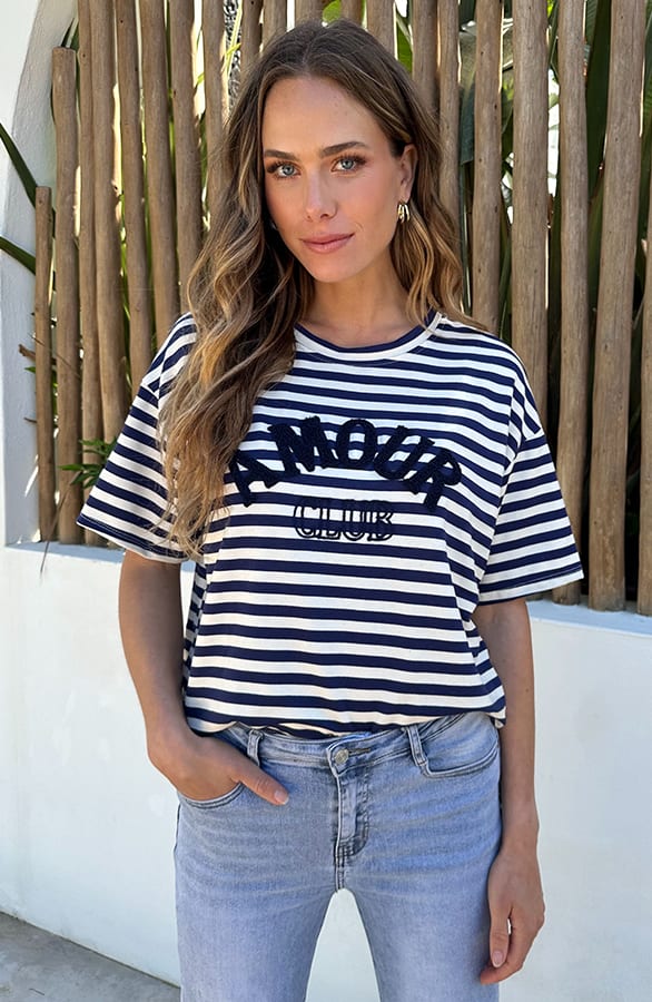 Amour Club Oversized Shirt Blue – shirts & tops — foto 6