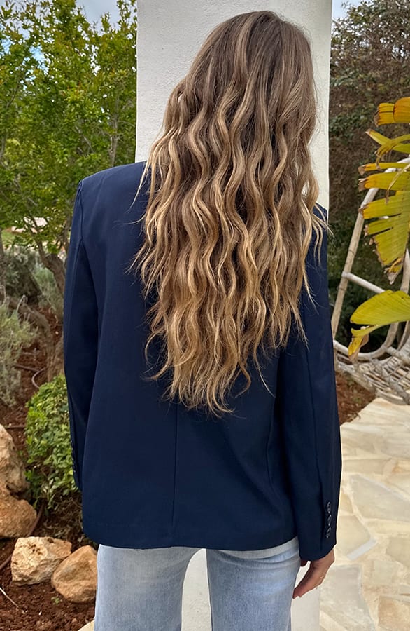 Asymmetrische Blazer Marine – blazers — foto 5