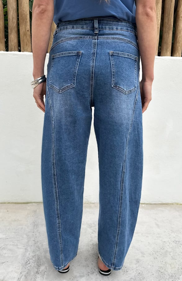 Barrel Studs Jeans Blue — foto 4
