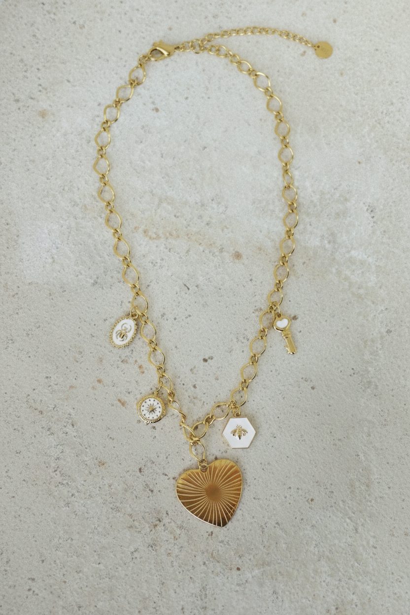 Bedel Schakelketting Hartjes en Meer – accessoires — foto 2