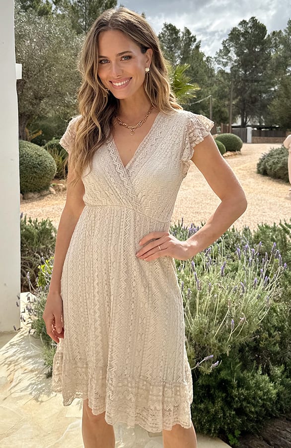 Bohemian Lace Jurk Beige – alle jurkjes — foto 2