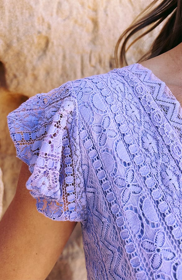 Bohemian Lace Jurk Lila – alle jurkjes — foto 4