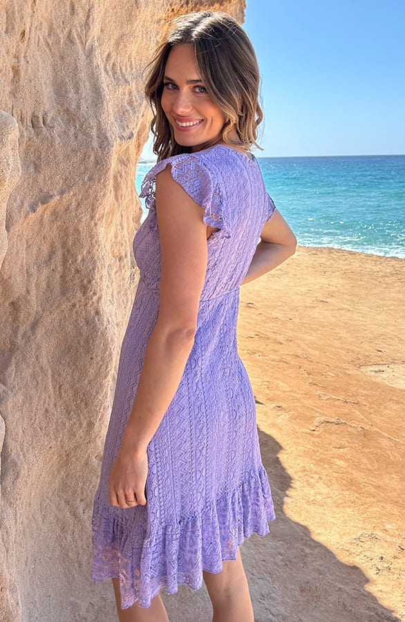 Bohemian Lace Jurk Lila – alle jurkjes — foto 3