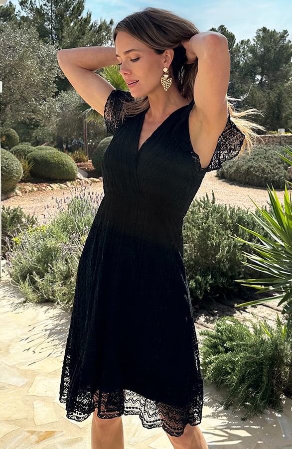 Bohemian Lace Jurk Zwart – alle jurkjes — foto 7