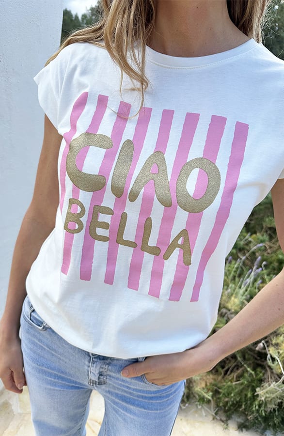 Ciao Bella T-Shirt Roze – shirts & tops — foto 4