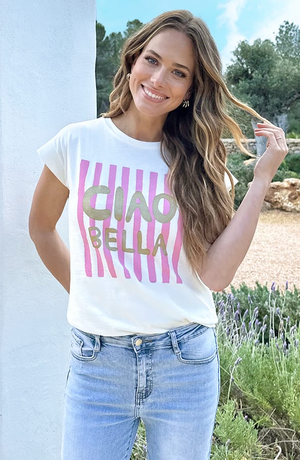 Ciao Bella T-Shirt Roze – shirts & tops — foto 6