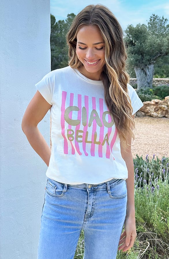 Ciao Bella T-Shirt Roze – shirts & tops