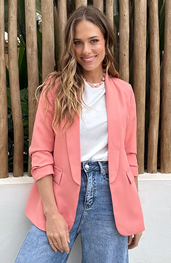 Dames Blazer Nore Peach 2.0 – blazers — foto 2