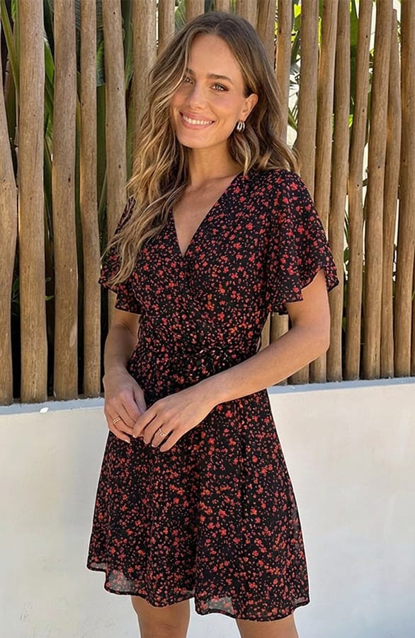 Essential Dress Flowers Roze – alle jurkjes — foto 3