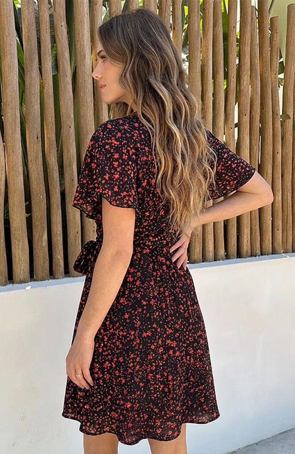 Essential Dress Flowers Roze – alle jurkjes — foto 4