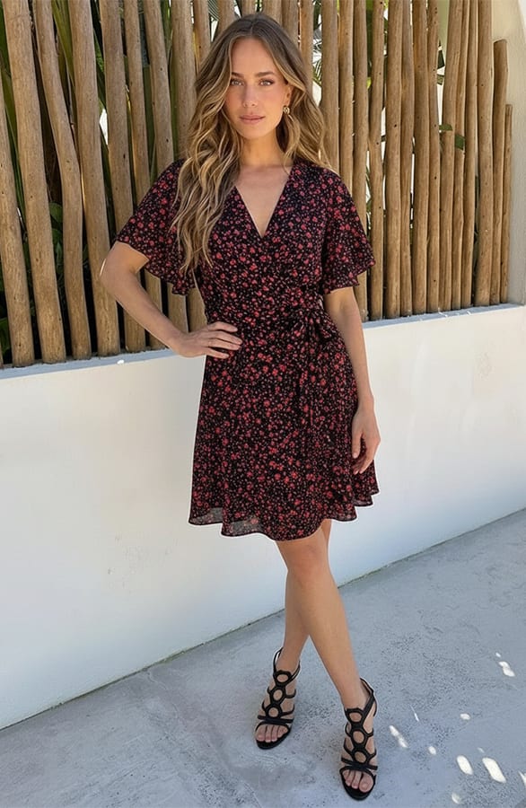 Essential Dress Flowers Roze – alle jurkjes — foto 7