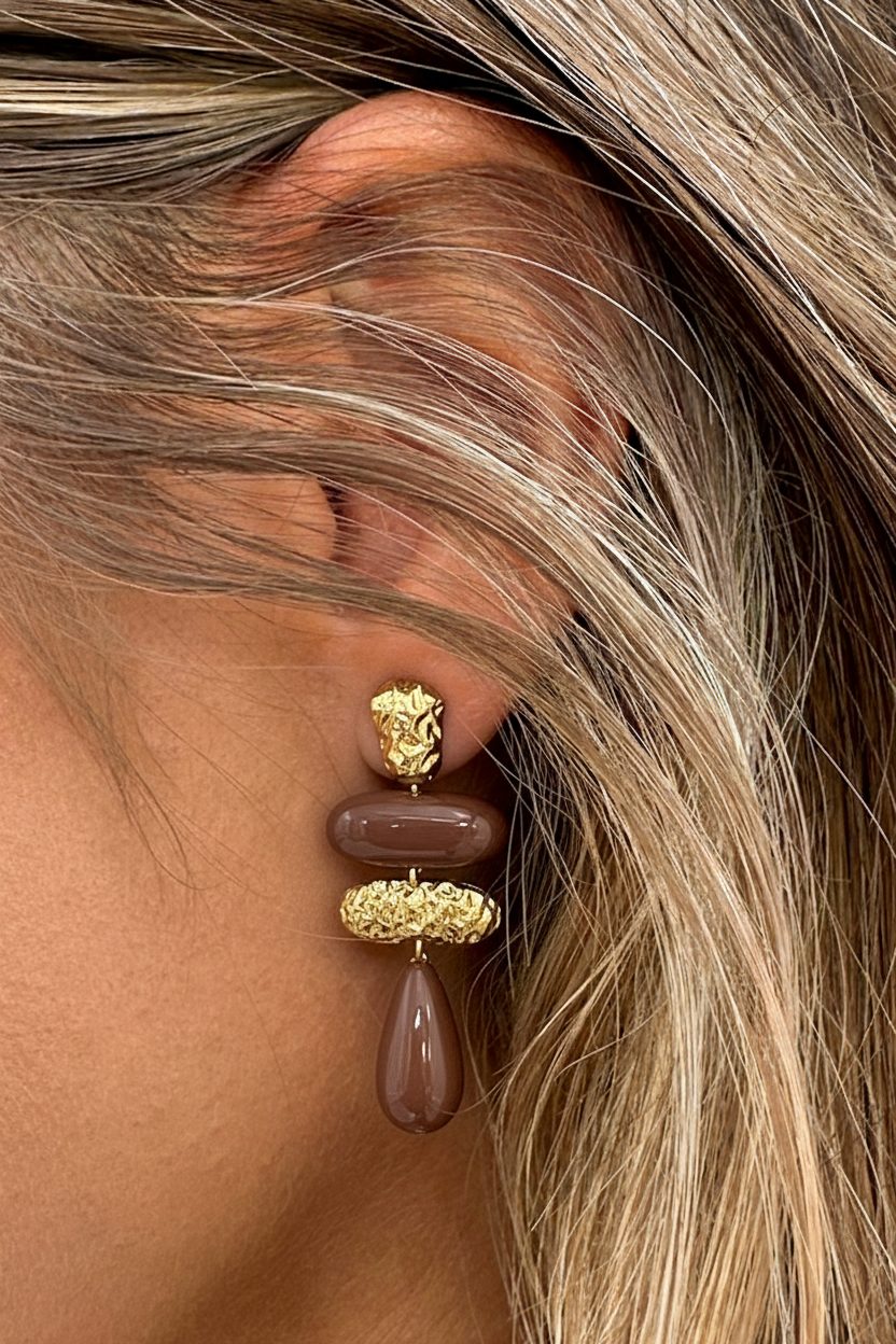 Fashion Statement Oorbellen Choco – accessoires — foto 2