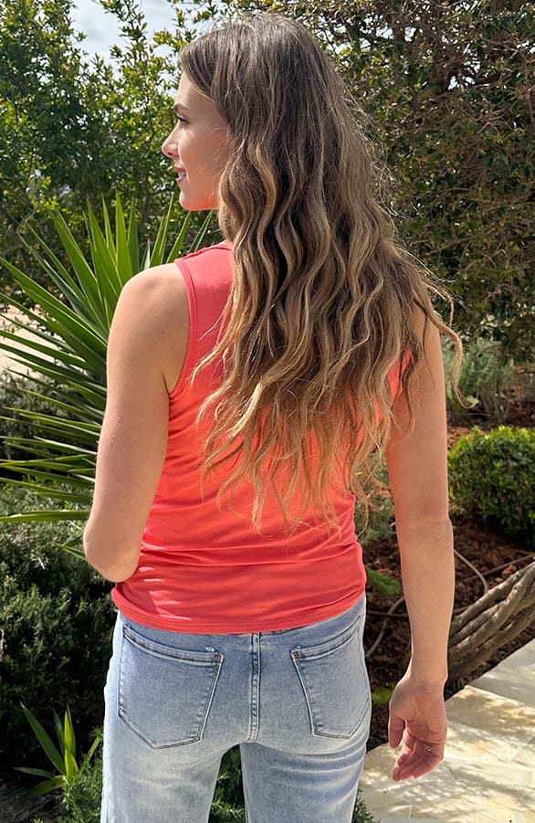 Halter Top Waterfall Koraal – shirts & tops — foto 4