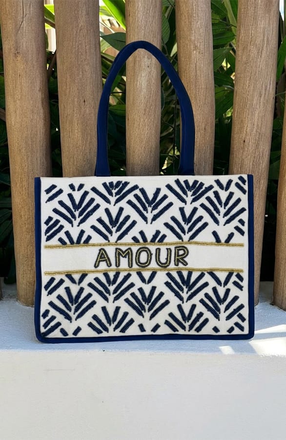 Handgemaakte Tote Bag Amour Marine – accessoires