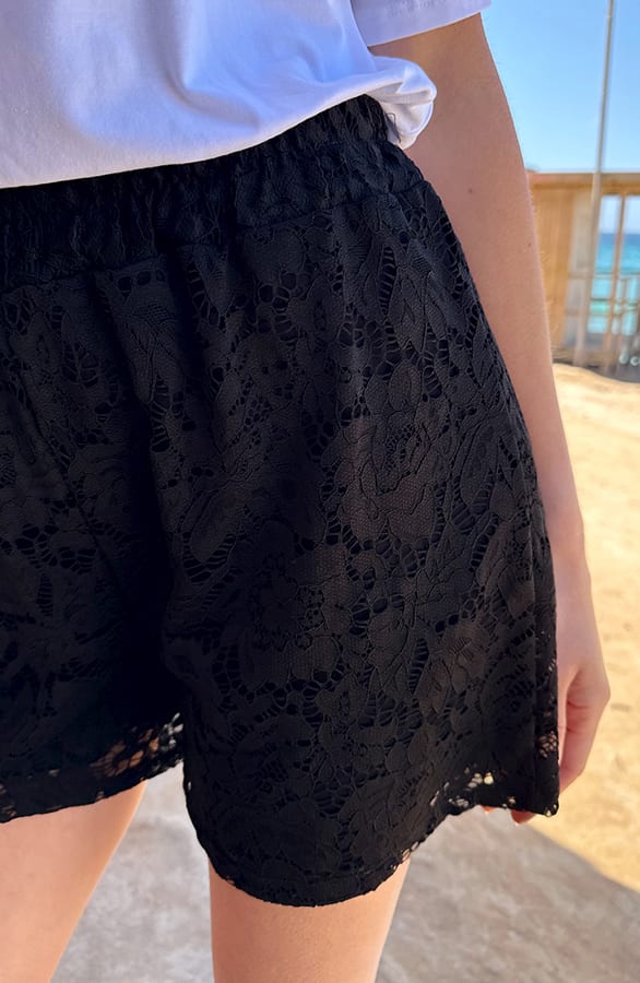 Kanten Short Zwart – shorts — foto 4