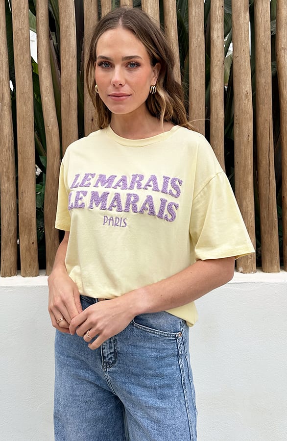 Le Marais Top Butter Yellow – shirts & tops — foto 5