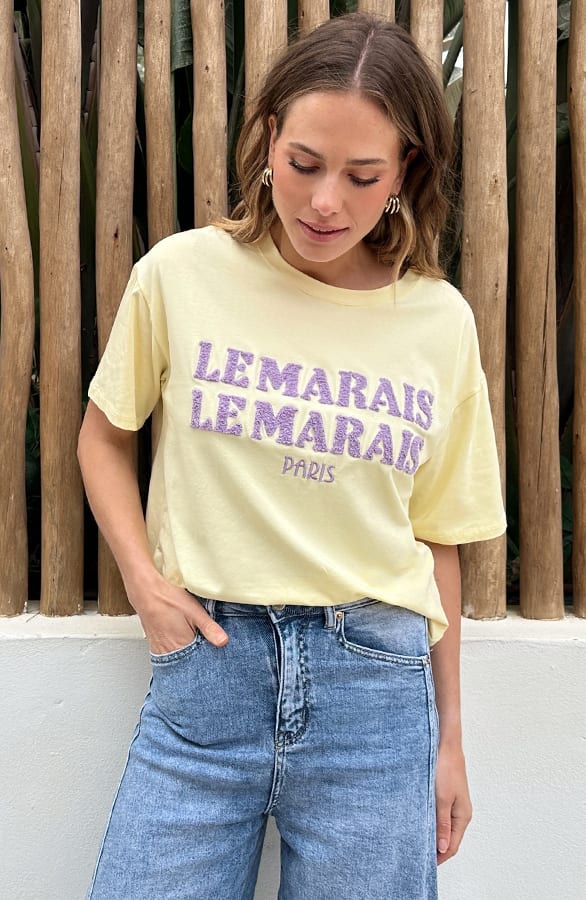 Le Marais Top Butter Yellow – shirts & tops — foto 7