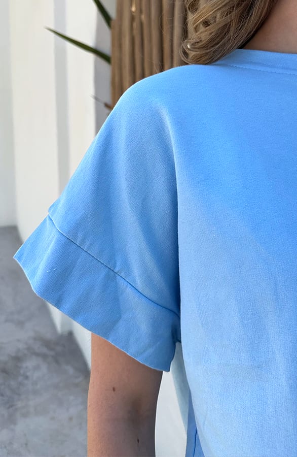 Loose Fit Top Baby Blue – shirts & tops — foto 4