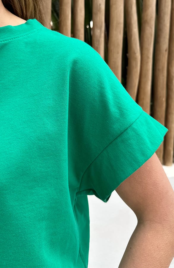 Loose Fit Top Bright Green – shirts & tops — foto 4