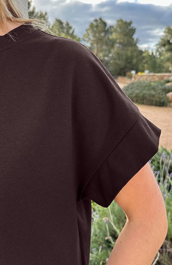 Loose Fit Top Choco – shirts & tops — foto 4