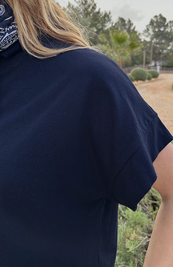 Loose Fit Top Navy – shirts & tops — foto 4