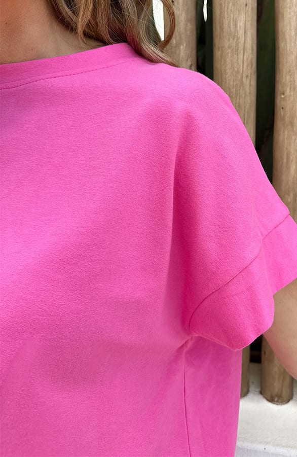 Loose Fit Top Roze – shirts & tops — foto 4
